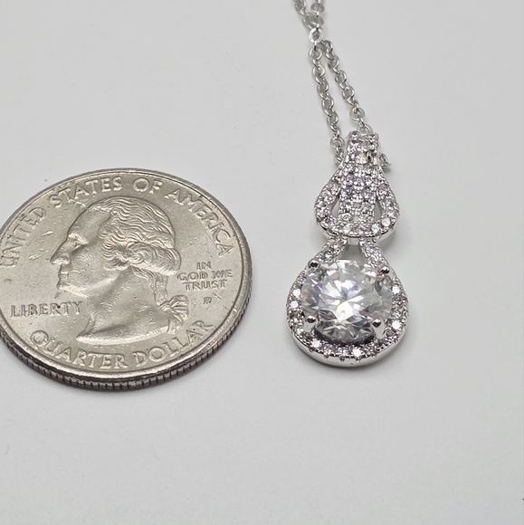 Dainty 2cttw moissanite necklace - Picture 15 of 15